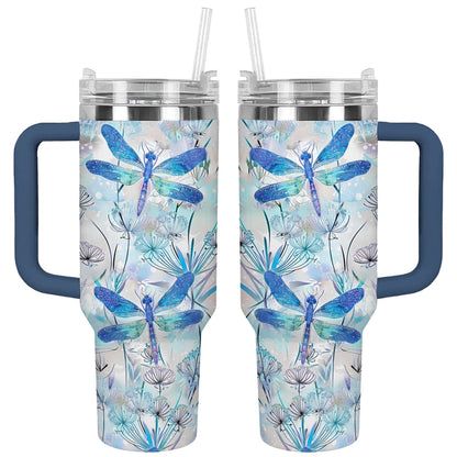 40 Oz Shineful Tumbler Mystic Dragonfly Dance