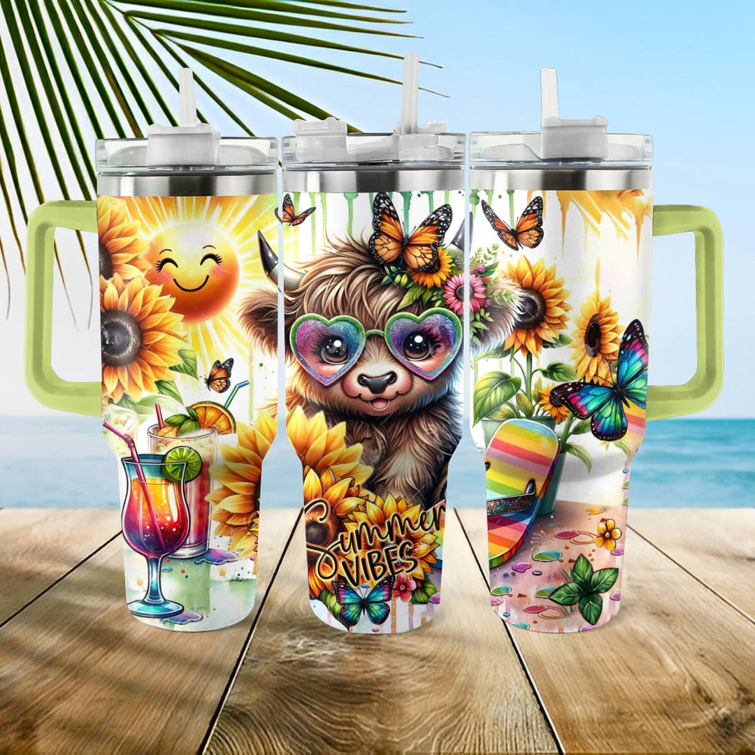 40 Oz Shiny Tumbler Sommerkuh