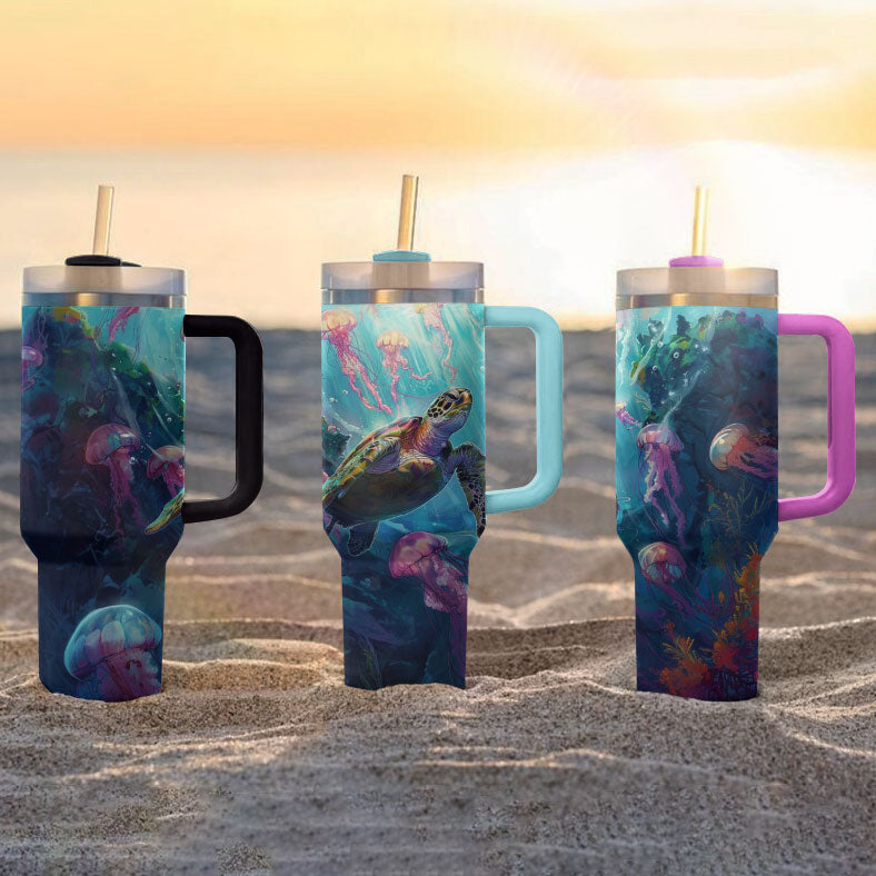 40 Oz Shineful Tumbler Sea Journey