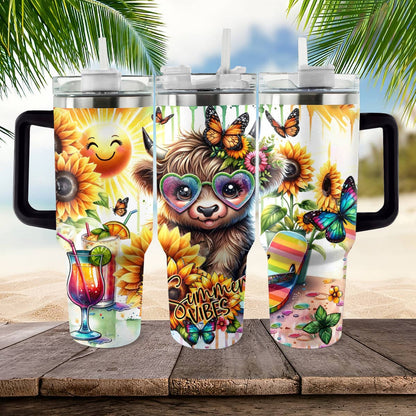 40 Oz Shiny Tumbler Sommerkuh