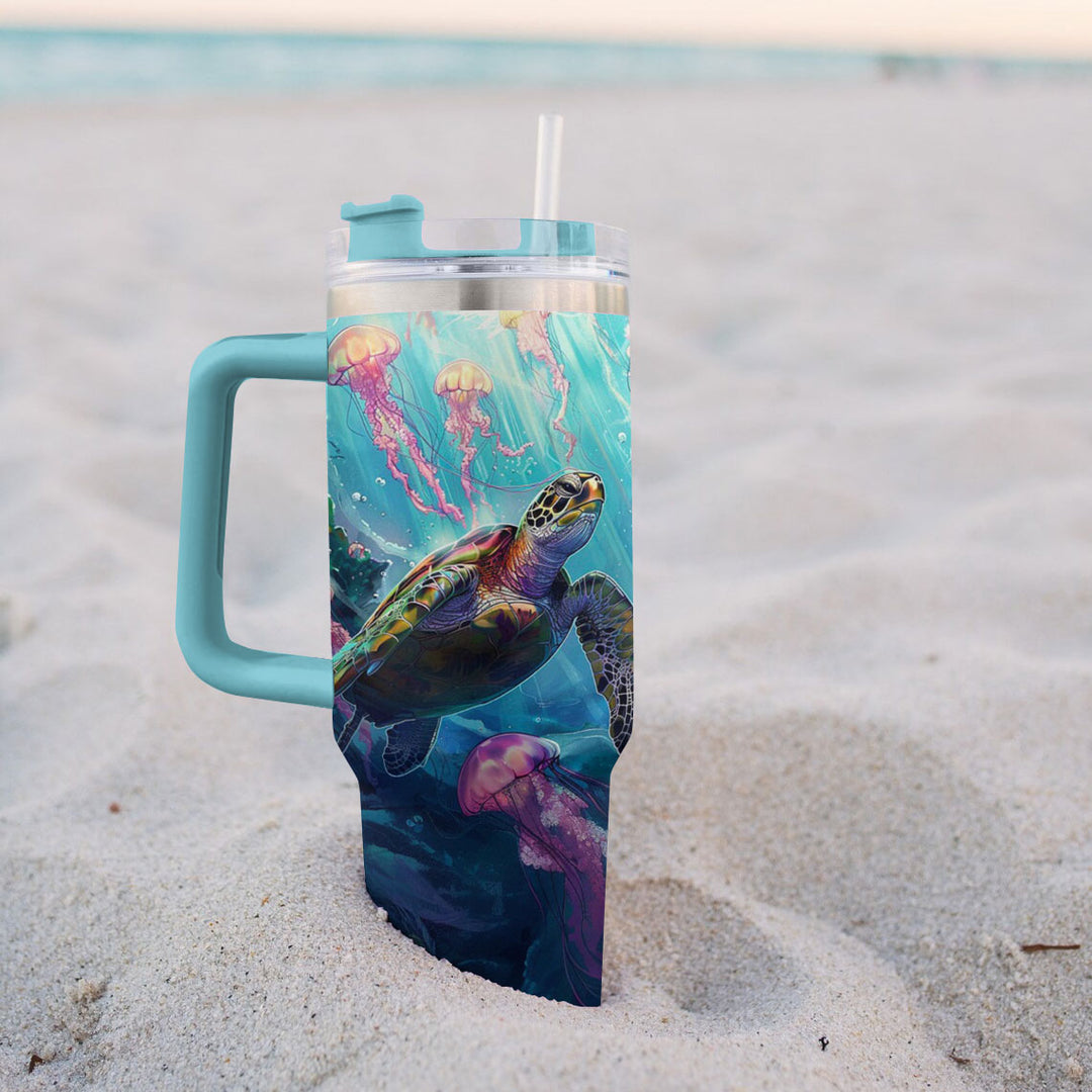 40 Oz Shineful Tumbler Sea Journey