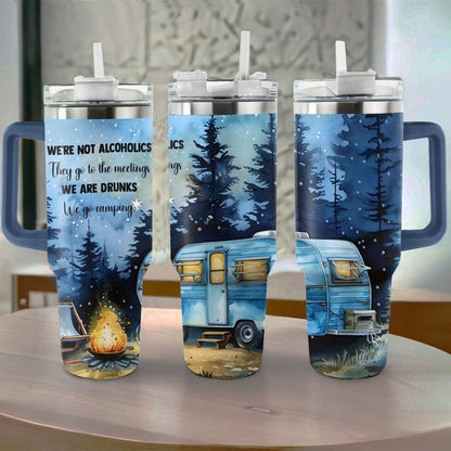 40 Oz Shineful Tumbler Wir gehen Camping