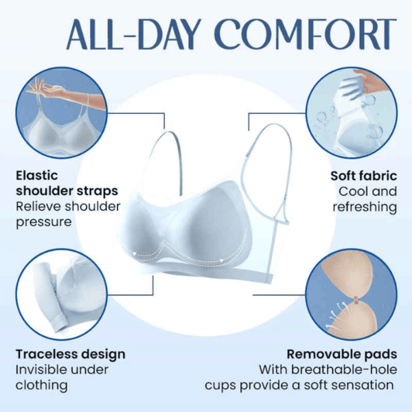 Last day 70% OFF - Summer Seamless Ultra-thin Plus Size Ice Silk Comfort Bra