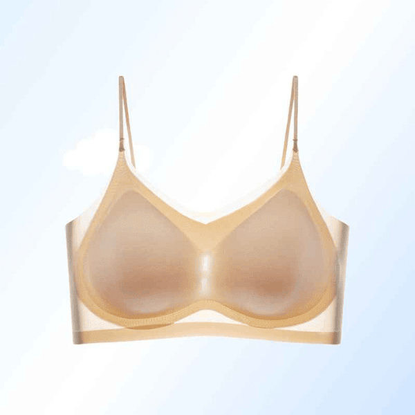 Dernier jour 70% de réduction - Soutien-gorge confortable en soie glacée, ultra-fin et sans couture, grande taille, pour l'été