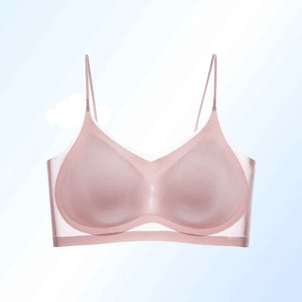 Dernier jour 70% de réduction - Soutien-gorge confortable en soie glacée, ultra-fin et sans couture, grande taille, pour l'été