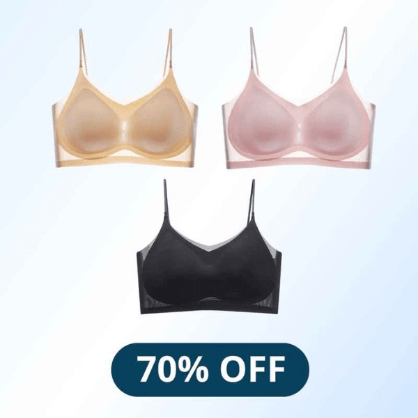 Last day 70% OFF - Summer Seamless Ultra-thin Plus Size Ice Silk Comfort Bra