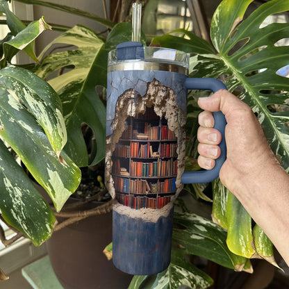 40 Oz Book Lover Tumbler Shineful Library Nook