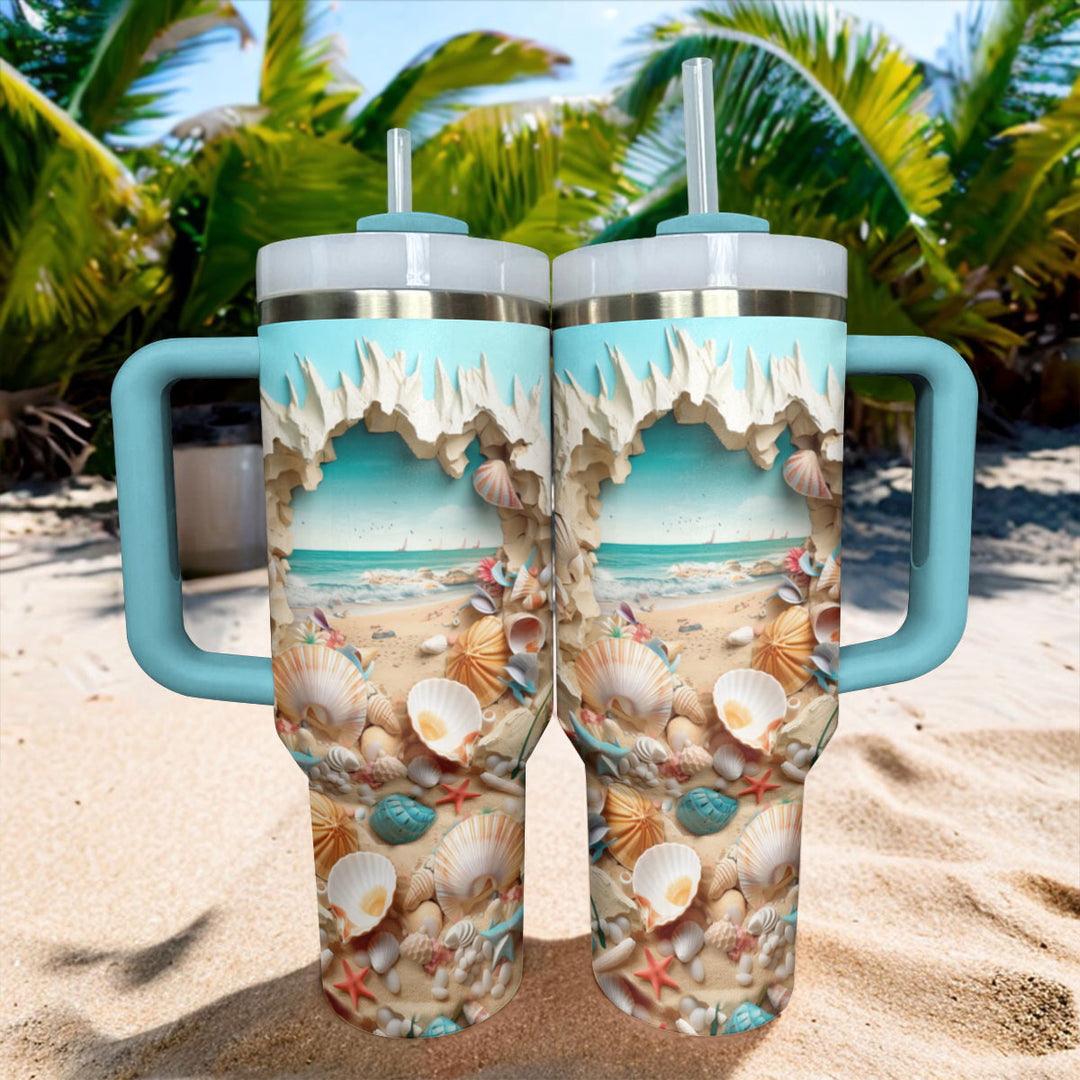 Gobelet de plage 40 oz Shineful Ocean Vista