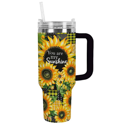 40 Oz  Shineful Tumbler Sunflower Sunshine