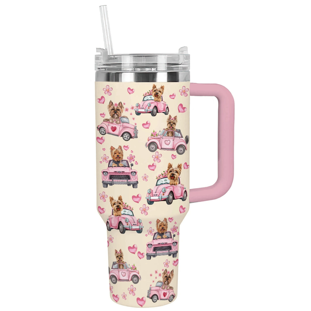 40 Unzen glänzender Becher Yorkie Joyride