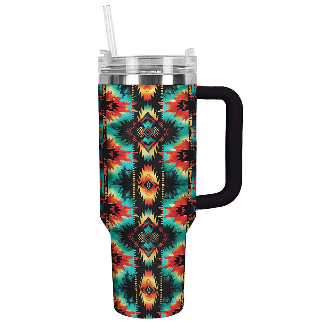 40 Oz Shineful Tumbler Proud Native American