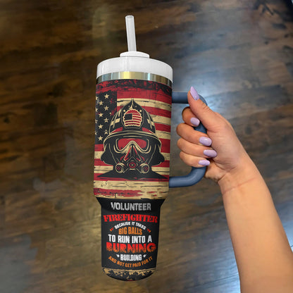 40 Oz Shineful Tumbler Braveheart Volunteer