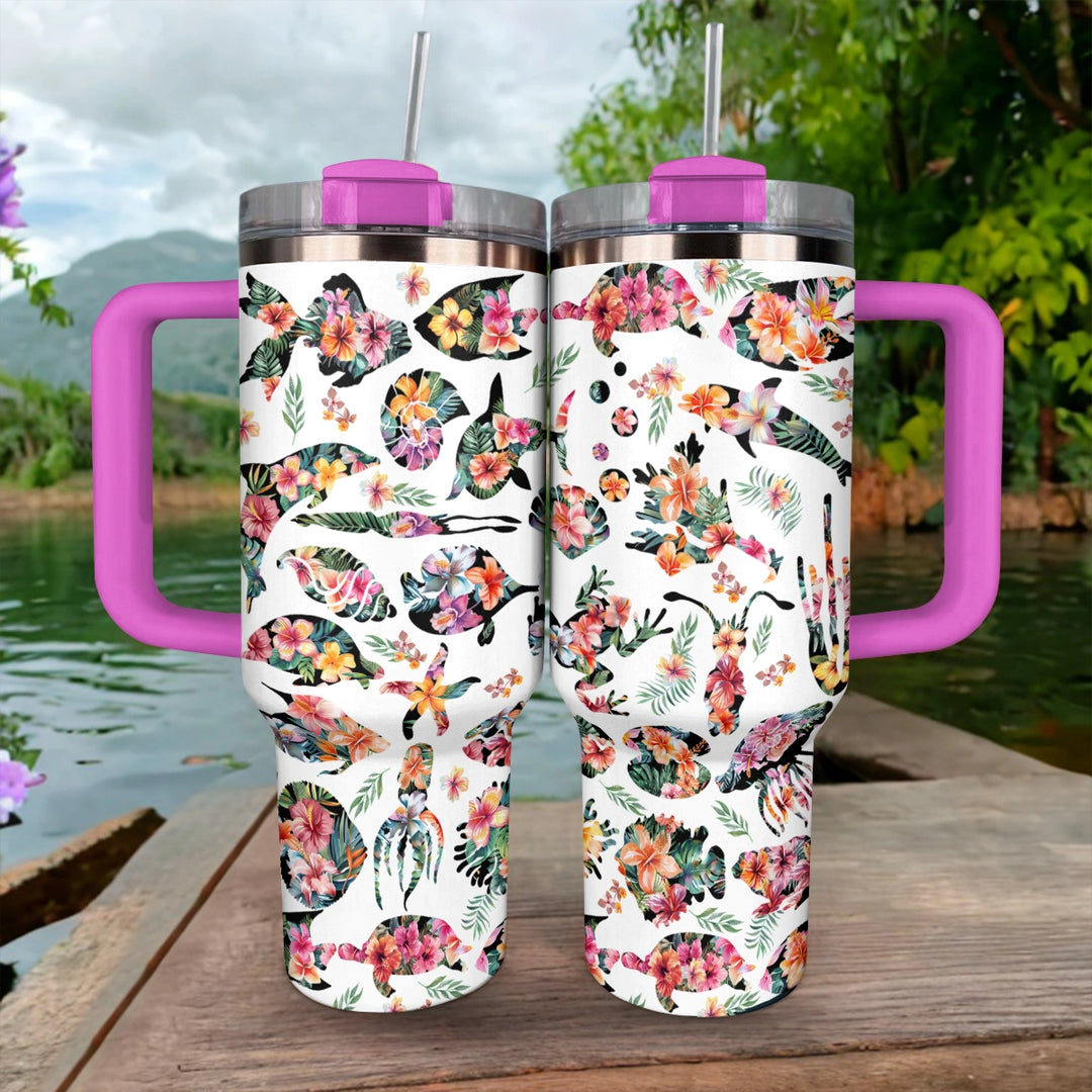 40 Oz Shineful Tumbler Sea Tropical Bliss