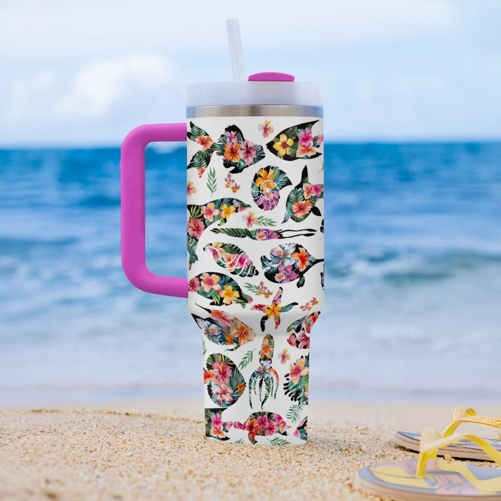 40 Oz Shineful Tumbler Sea Tropical Bliss