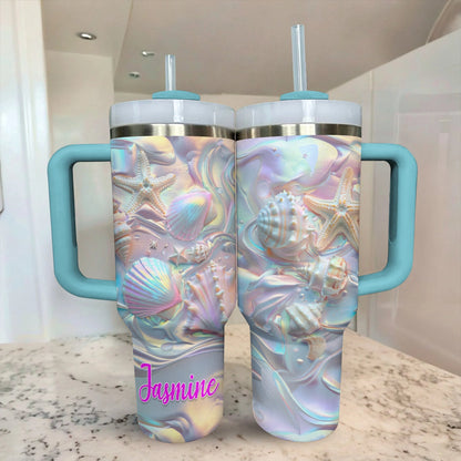 40 Oz Shiny Tumbler Personalisierte Perlenschale