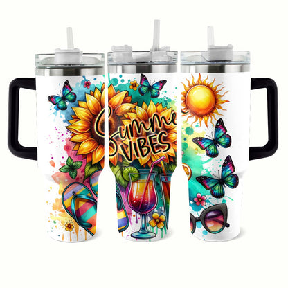 40 Oz Shineful Tumbler Summer Vibes