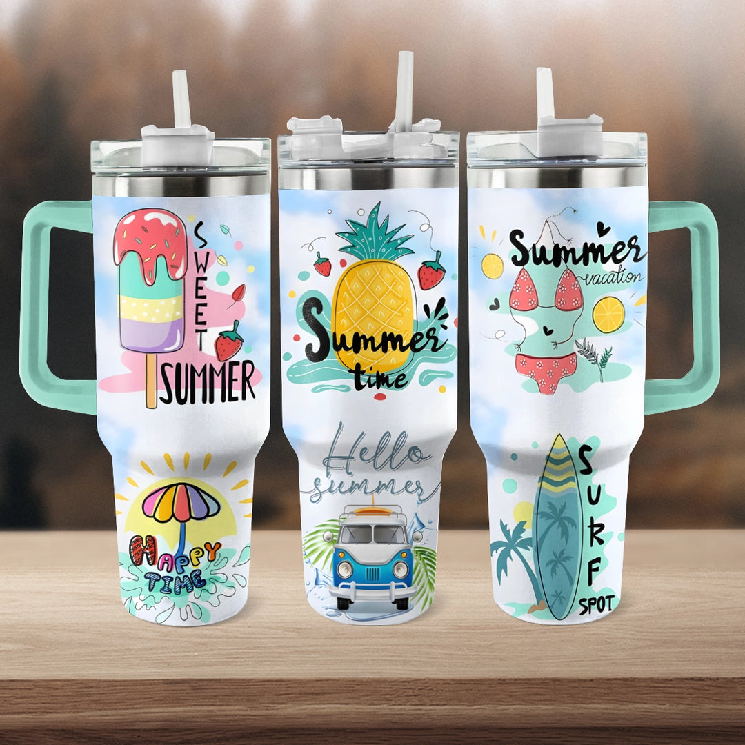 40 Oz Shineful Tumbler Lebendige Sommerstimmung