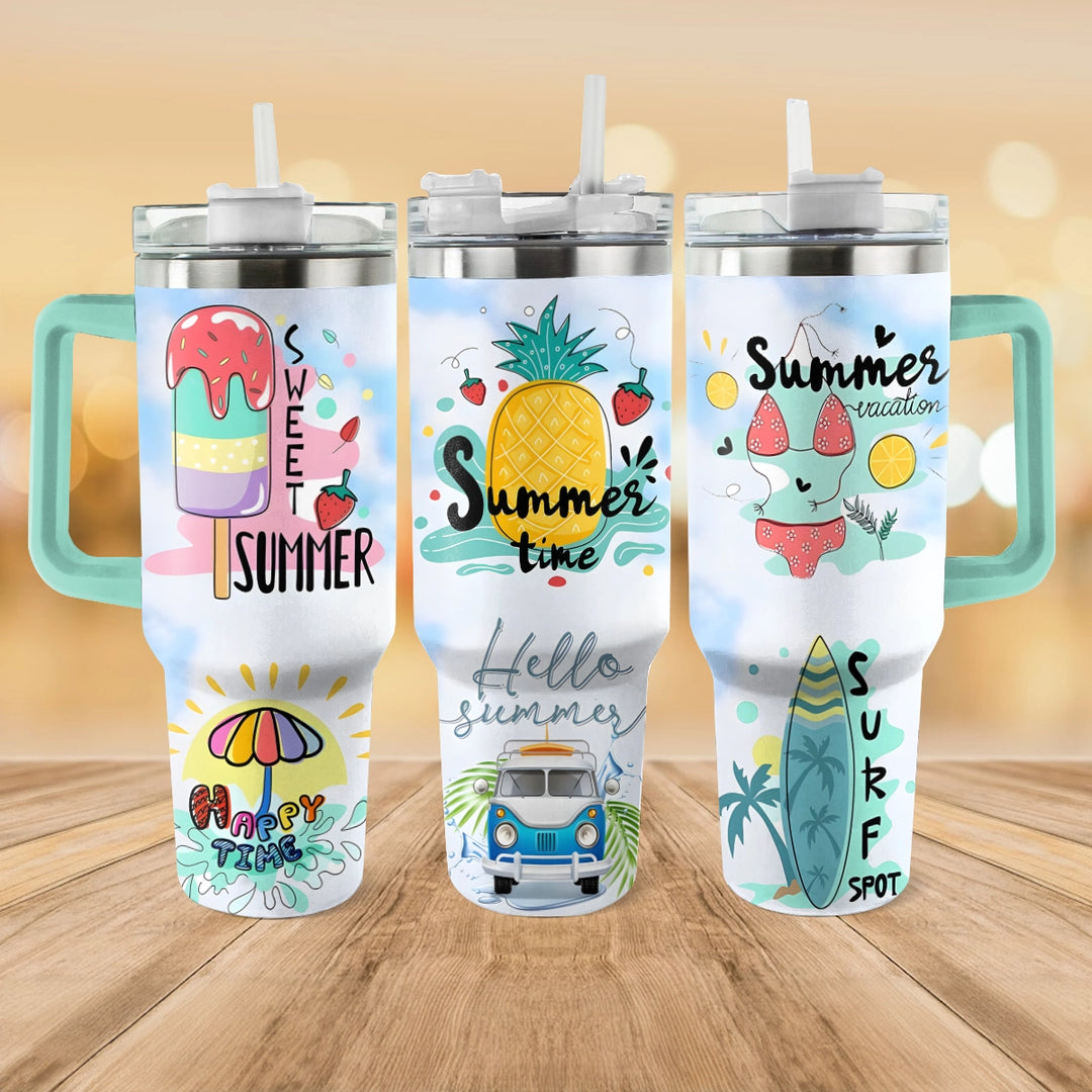 40 Oz Shineful Tumbler Lebendige Sommerstimmung