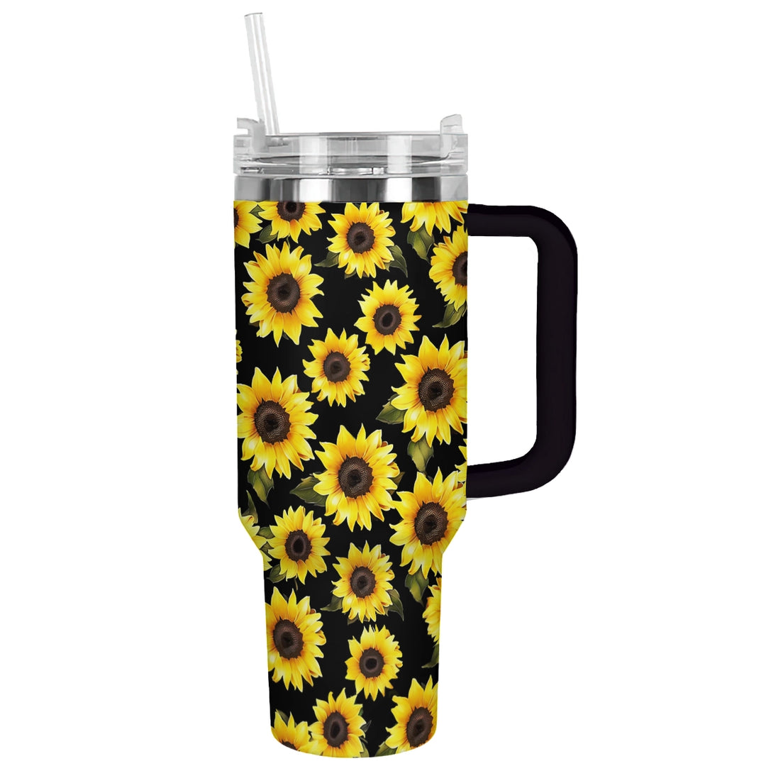 40 Oz  Shineful Tumbler Sunflower Radiance Delight