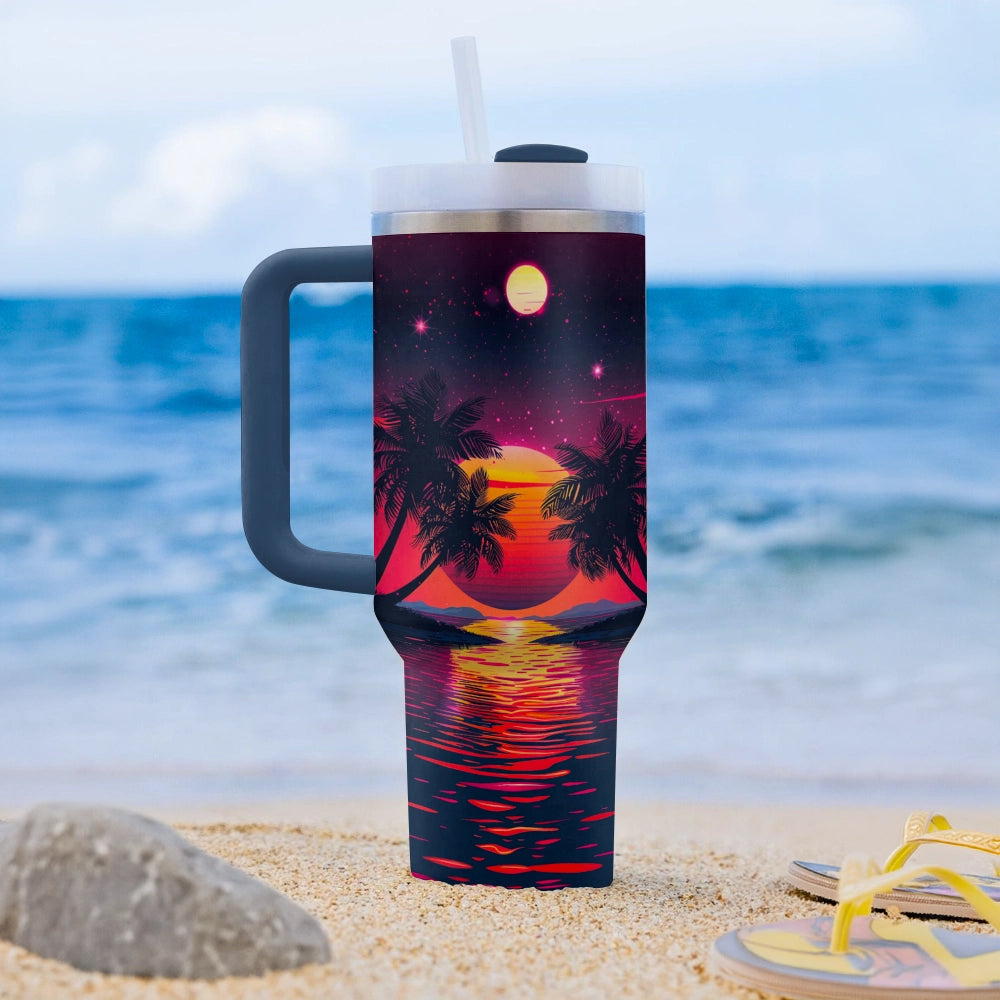 40 Oz  Shineful Tumbler Tropical Twilight Dream