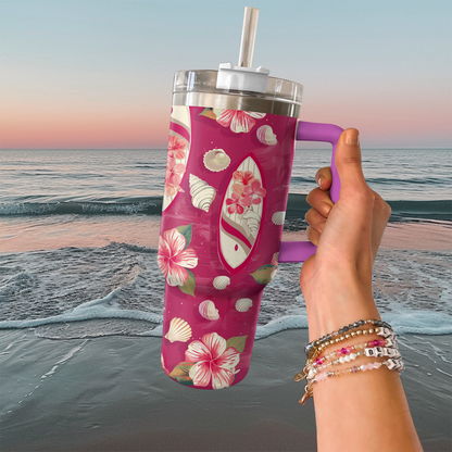 Tavole da surf Shineful Tumbler rosa da 40 Oz