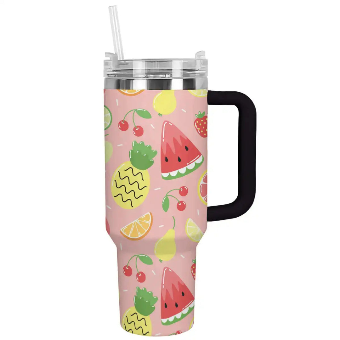 40 Oz  Shineful Tumbler Summer Fruits