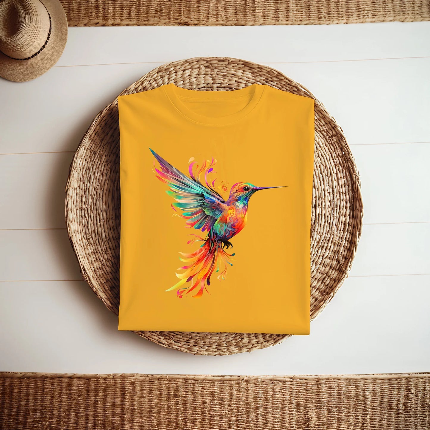 Der KOLIBRI #2 \ Süßes Vogel-T-Shirt \ Trendy T-Shirt \ T-Shirt für Tierliebhaber \ Naturliebhaber \ Geschenk für Vogelliebhaber \ Geschenk für Sie \ Geburtstagsgeschenk