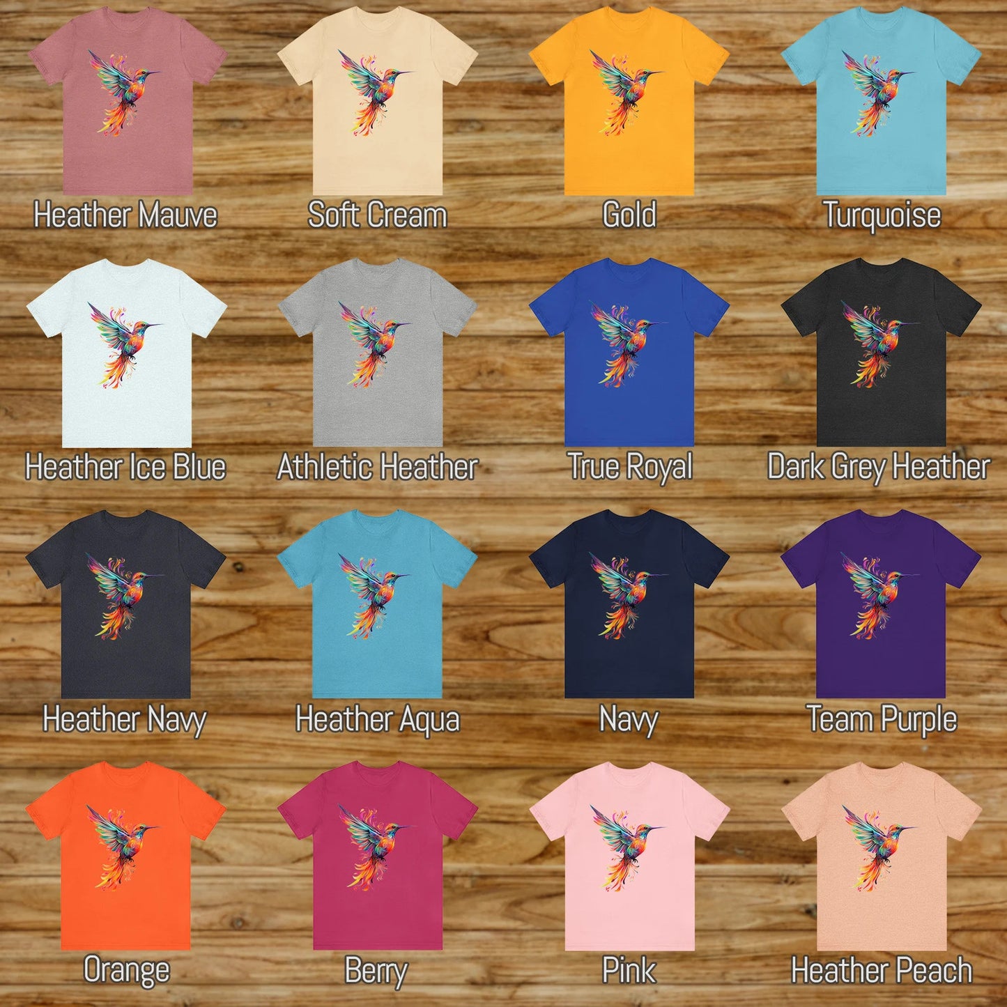 Der KOLIBRI #2 \ Süßes Vogel-T-Shirt \ Trendy T-Shirt \ T-Shirt für Tierliebhaber \ Naturliebhaber \ Geschenk für Vogelliebhaber \ Geschenk für Sie \ Geburtstagsgeschenk