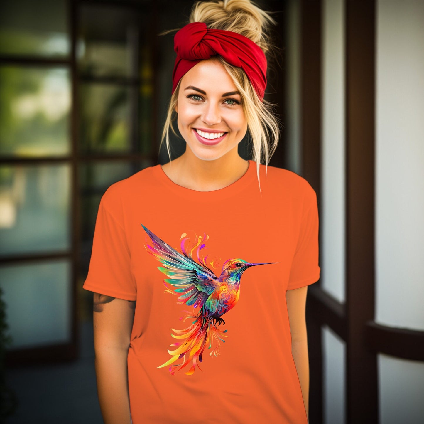 Le HUMMINGBIRD #2 \ T-shirt oiseau mignon \ Tee tendance \ Tee amoureux des animaux \ Amoureux de la nature \ Cadeau amoureux des oiseaux \ Cadeau pour elle \ Cadeau d’anniversaire