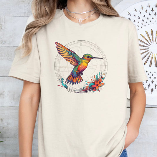 Kolibri-T-Shirt, Vogel-Shirt