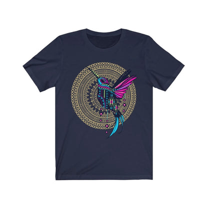 Kolibri-Shirt, mexikanisches Shirt für Damen, Ropa Mexicana, Vogel-Print-T-Shirt, Kolibri-Print, mexikanisches T-Shirt, Artesania Mexicana