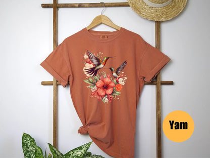 Bird Lover Shirt | Hummingbird Shirt | Bird Watercolor Shirt | Watercolor Hummingbird | Spring Birds | Nature Lover | Nature Tee