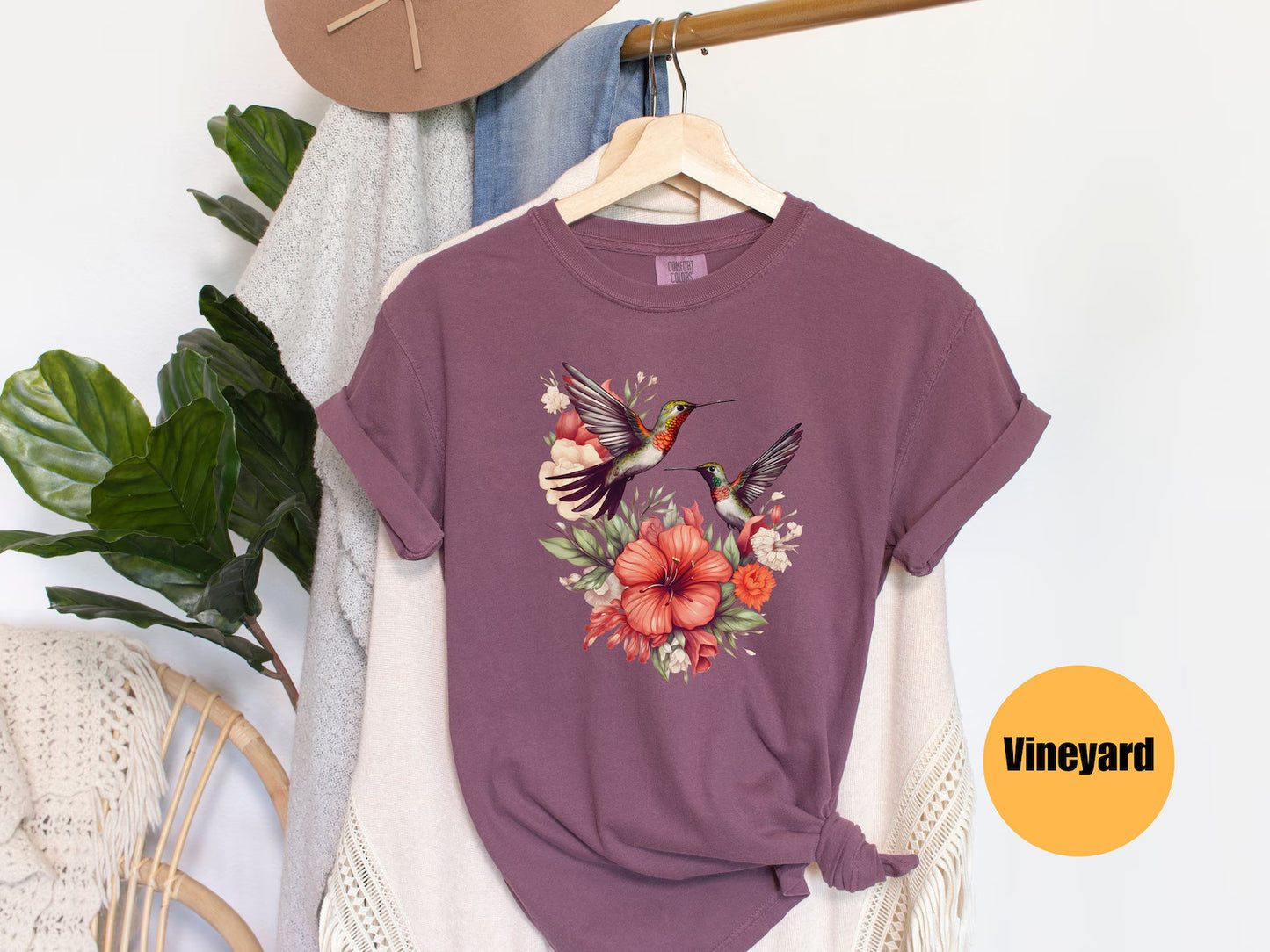 Bird Lover Shirt | Hummingbird Shirt | Bird Watercolor Shirt | Watercolor Hummingbird | Spring Birds | Nature Lover | Nature Tee