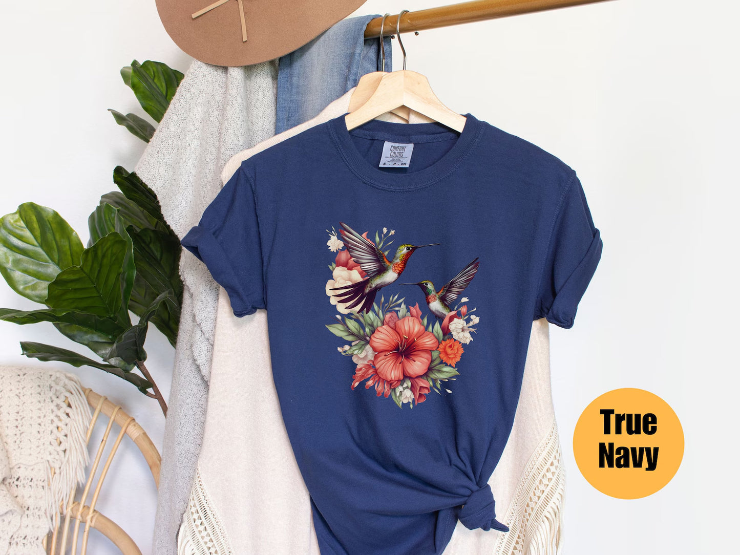 Bird Lover Shirt | Hummingbird Shirt | Bird Watercolor Shirt | Watercolor Hummingbird | Spring Birds | Nature Lover | Nature Tee