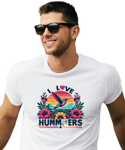 Süßes Blumen Kolibri Shirt, Vogel T-Shirts SVG, Vogelliebhaber, Kolibri und Blumen