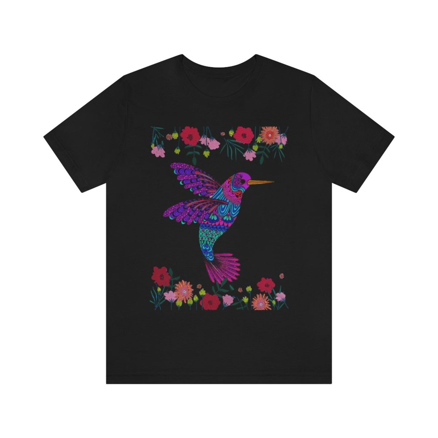 Vogel-T-Shirt Kolibri-Shirt mexikanisches Shirt Frauen Kolibri Geschenke Vogel Druck T-Shirt Kolibri Druck mexikanisches Tshirt