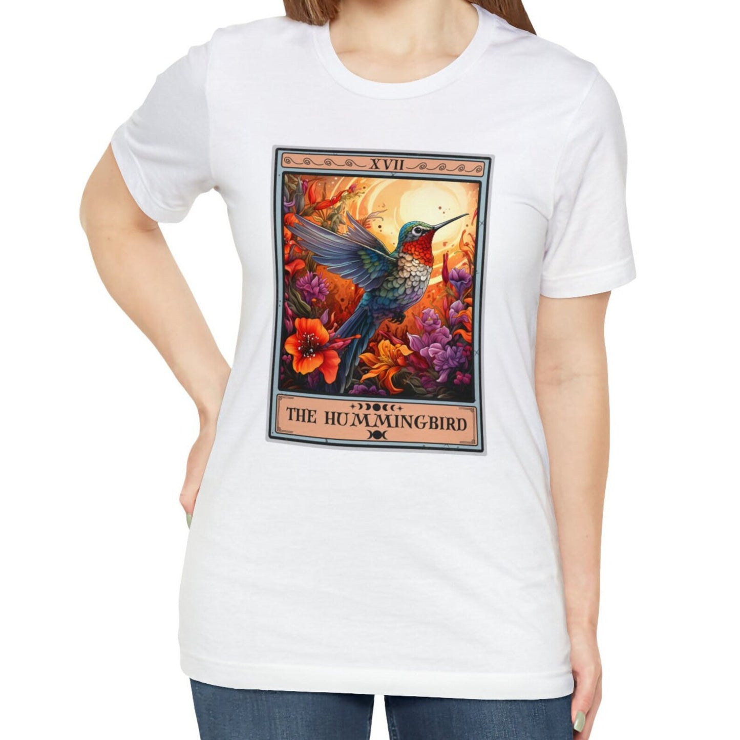 Kolibri Shirt, Kolibri Tarot Karte Shirt Vogel Liebhaber Geschenk