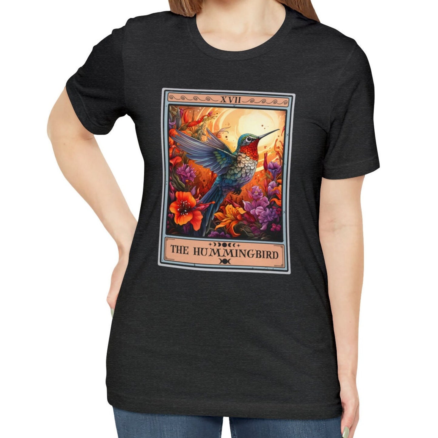 Hummingbird Shirt, Hummingbird Tarot Card Shirt Bird Lover Gift