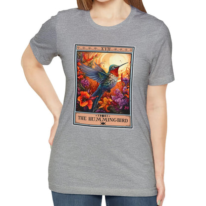 Hummingbird Shirt, Hummingbird Tarot Card Shirt Bird Lover Gift