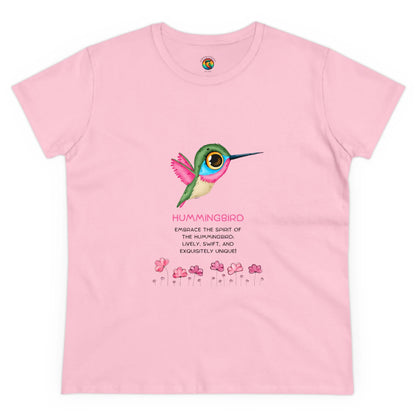 T-shirt Vibrant Colibri pour femmes - T-shirt graphique inspiré de la nature