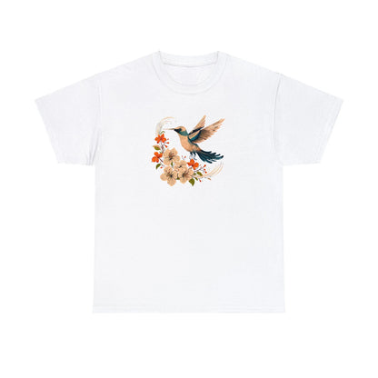 Kolibri Shirt - Florales Kolibri Shirt - Ästhetisches T-Shirt - Vogelliebhaber Shirt - Kolibri Geschenk - Tierliebhaber T-Shirt - Naturliebhaber Shirt