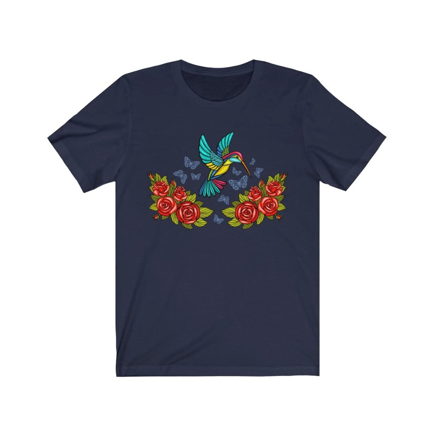 Mexican shirt women mexican art print bird print t shirt hummingbird print mexican tshirt hummingbird shirt artesania mexicana