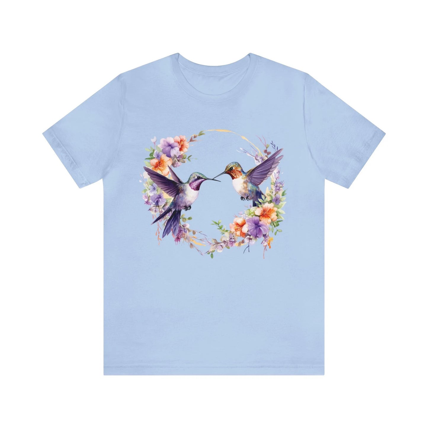 Chemise colibri, chemise d’amant d’oiseau, conception de colibri, cadeau rétro vintage d’amant de colibri, amoureux de la nature, chemise d’oiseau