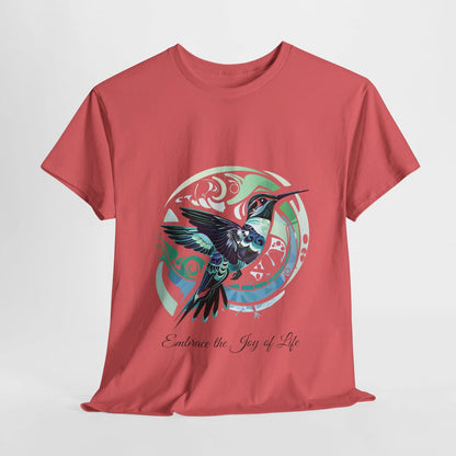 T-shirt colibri autochtone, tee-shirt graphique nature pour hommes et femmes, t-shirt tribal culturel amérindien