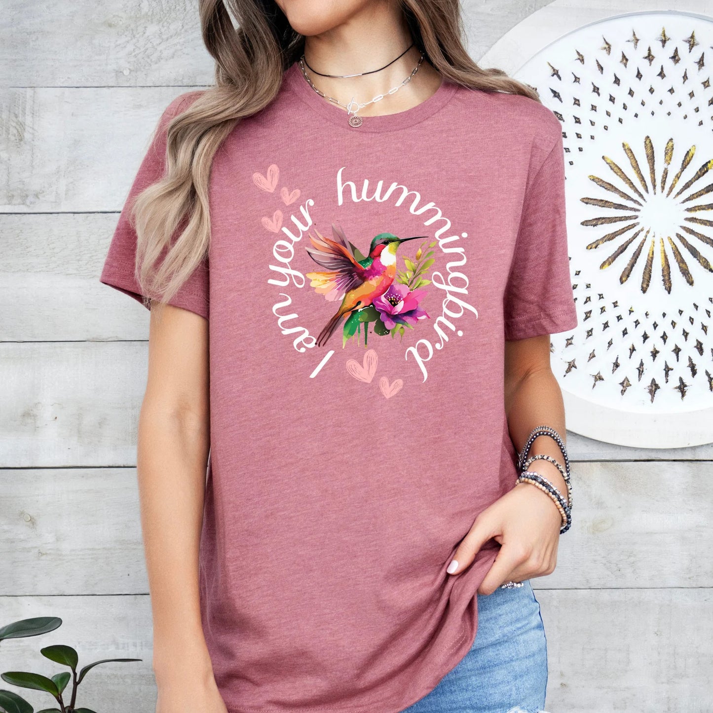 Soul Mate Hummingbird T-shirt - love's eternal quest for finding your soul mate. Spring T-shirt, Gift for wife, Woman's T-shirts