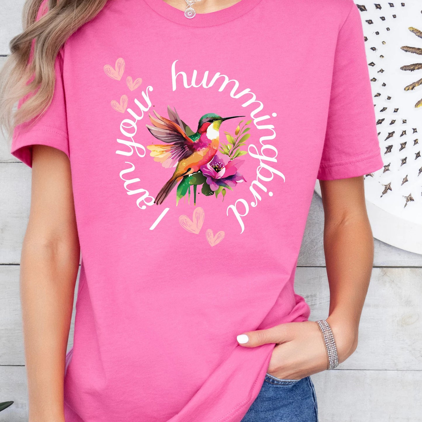 Soul Mate Kolibri T-Shirt - die ewige Suche der Liebe nach dem Seelenverwandten. Frühlings-T-Shirt, Geschenk für die Frau, Damen-T-Shirts