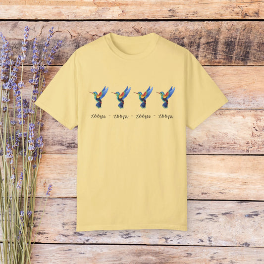 Chemise Colibri, Couleurs Confort - Classique ou Crop Top, Garden Animal Lover Tee, Bird T Shirts, Zoom Zoom Trendy Tee, Hummer Gift For her