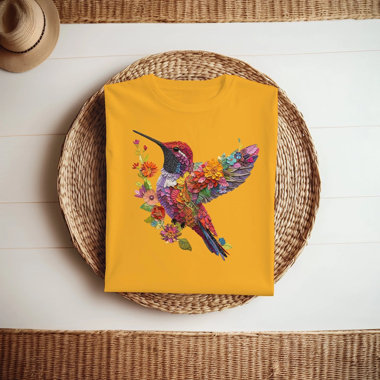 Le HUMMINGBIRD #4 \ T-shirt d’oiseau mignon \ Tee-shirt tendance \ Tee-shirt amoureux des animaux \ Amoureux de la nature \ Cadeau amoureux des oiseaux \ Cadeau pour elle \ Cadeau d’anniversaire