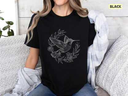 Kolibri Shirt, Vogel Shirt, Vogel Nerd Shirt, Vogelbeobachtung TShirt, Natur Shirt, Natur Liebhaber Geschenk, Geschenk für Sie