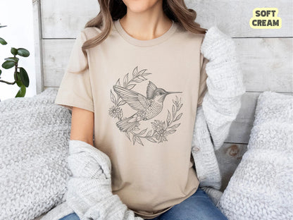 Kolibri Shirt, Vogel Shirt, Vogel Nerd Shirt, Vogelbeobachtung TShirt, Natur Shirt, Natur Liebhaber Geschenk, Geschenk für Sie